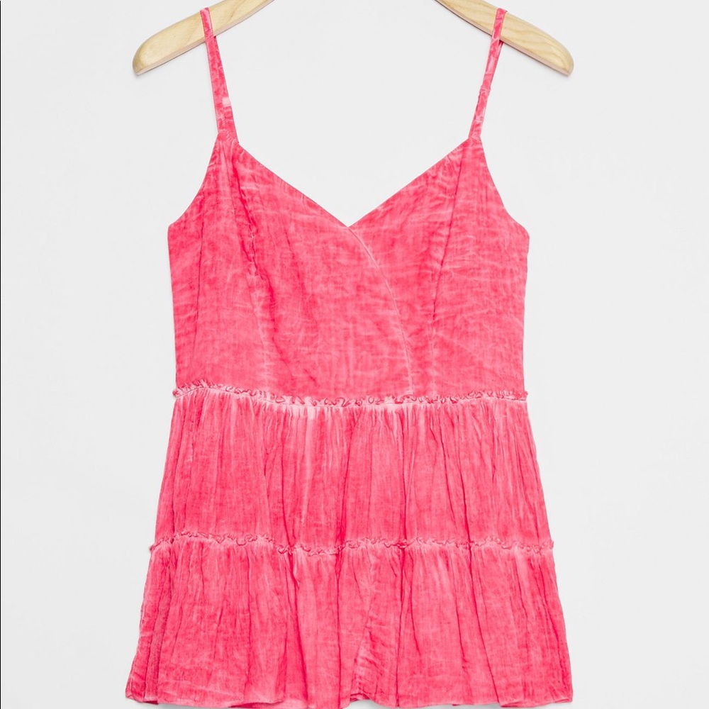 Samant Chauhan Anthropologie Beau Tiered Cami‎ Tank